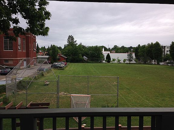 Field behind house