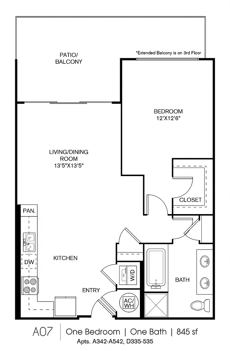 Floor plan A07
