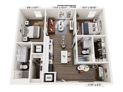 Floor plan B21T