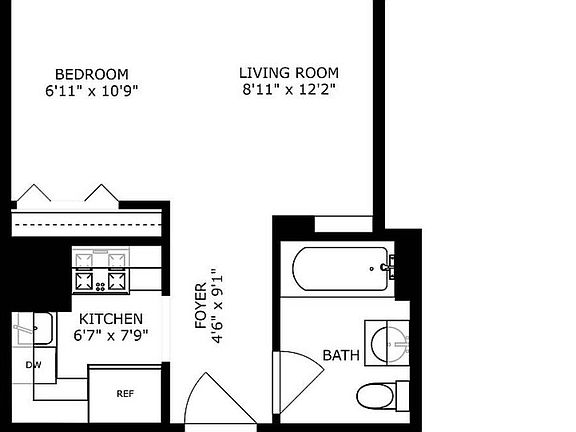 2nd image of 1 Wall Street Ct APT 707