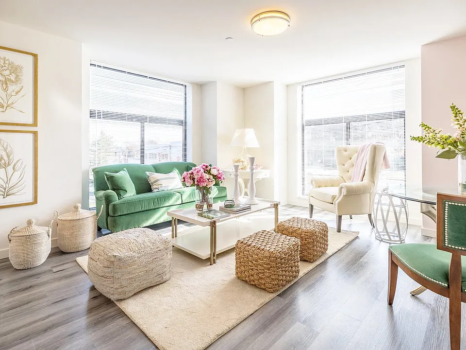 Massive Floor to Ceiling Windows Make it Airy and Bright