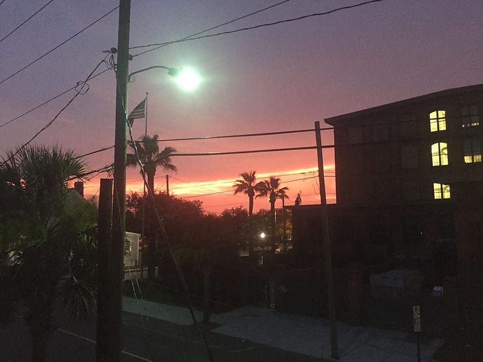 Sunset on the Piazza