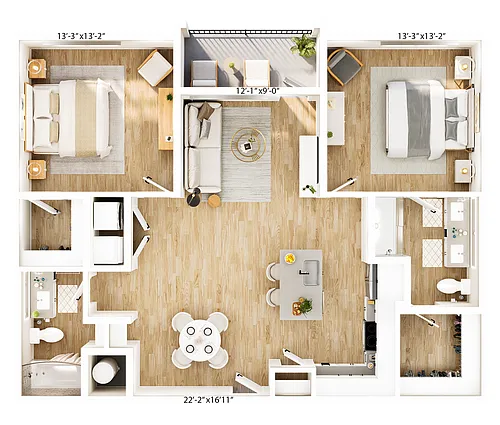 Floor plan B1