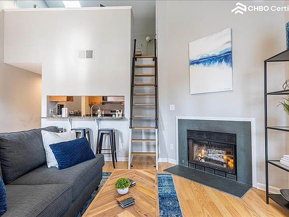 Beautiful stair ladder to loft area