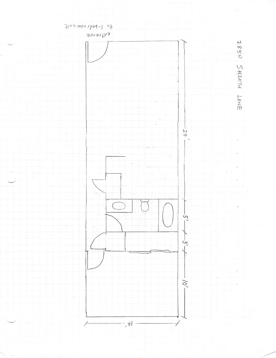 Floor plan 1-bedroom floor plan