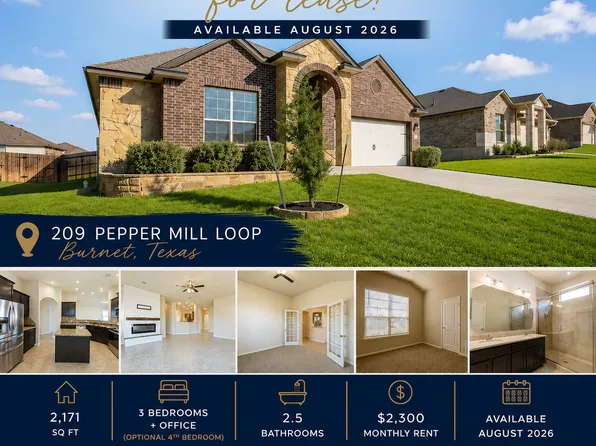 209 Pepper Mill Loop, Burnet, TX 78611