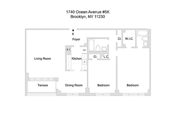 2nd image of 1740 Ocean Ave APT 5K