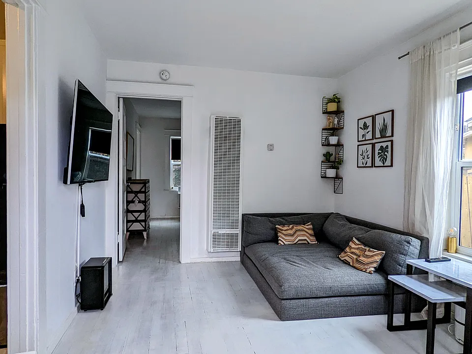 Living room. Furniture not included.