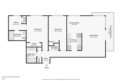 Floor plan 2X2