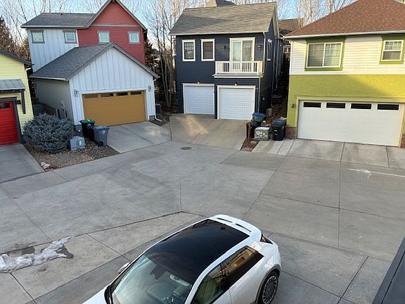 View from carriage house in alley