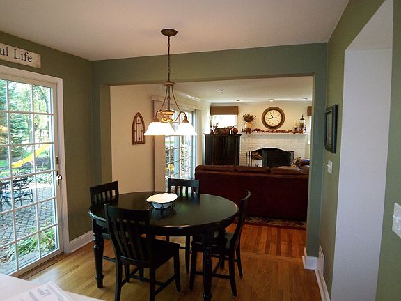 Kitchen looking into family room