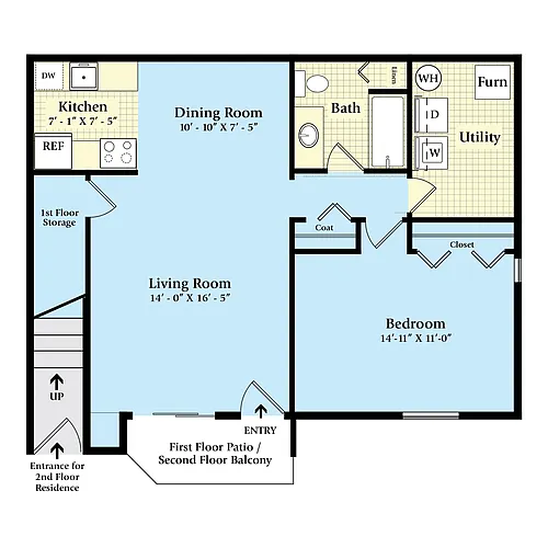 Floor plan The Burberry