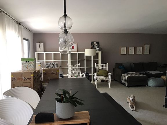 living and dining rooms