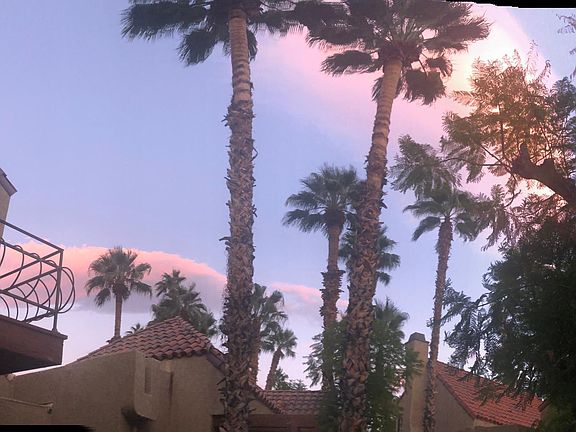 Sunset from outdoor patio