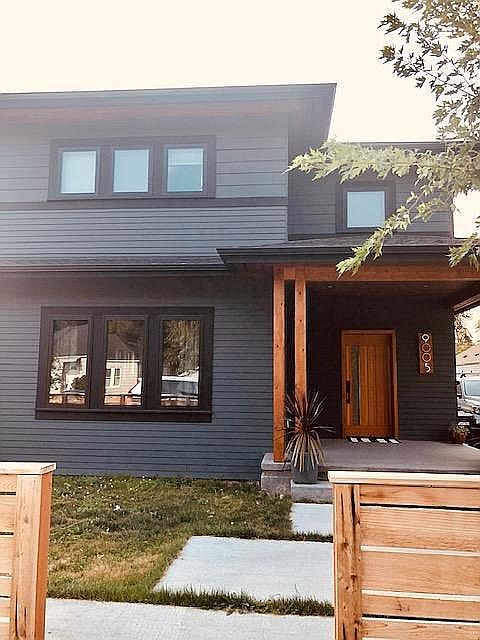 Front of the house with covered front porch