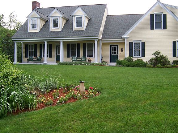 Front of House in Spring
