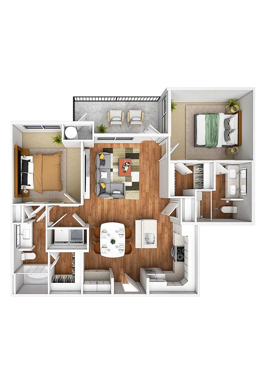 Floor plan B3