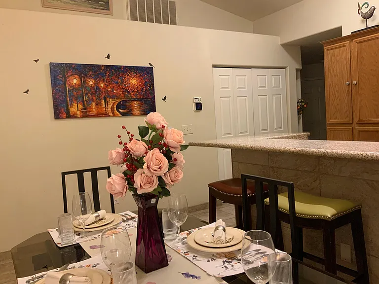 Dinning room and bar design sitting area