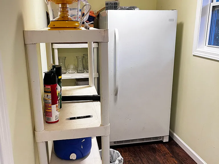 Laundry room under carport
