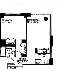 2nd image of 350 W 50th St APT 26I
