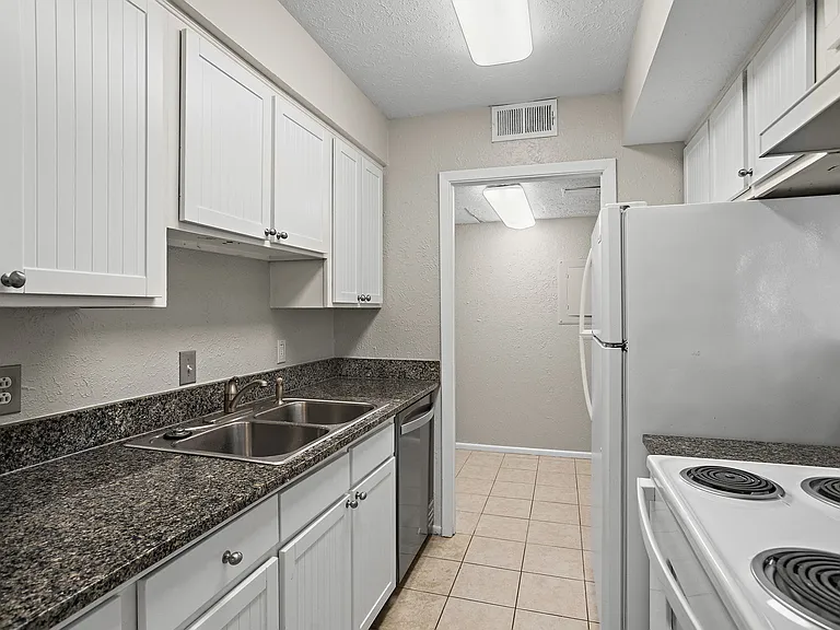 The Kitchen View, the Door is to The LaundryRoom