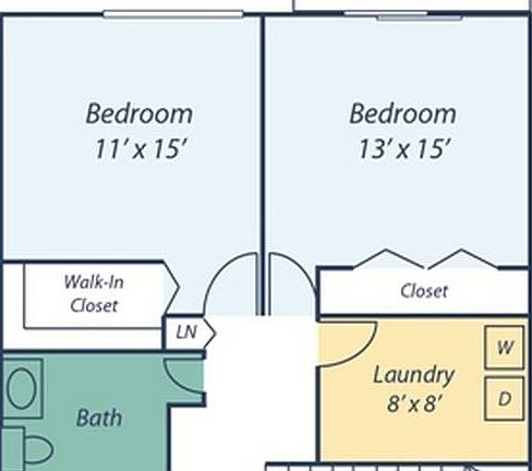 The 11' by 15' room is the one.