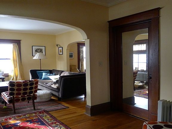 Foyer into the large living room