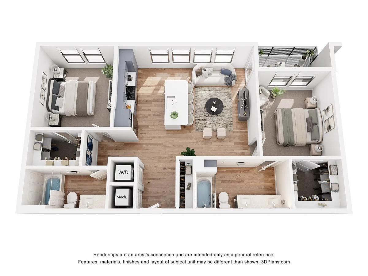 Floor plan B3
