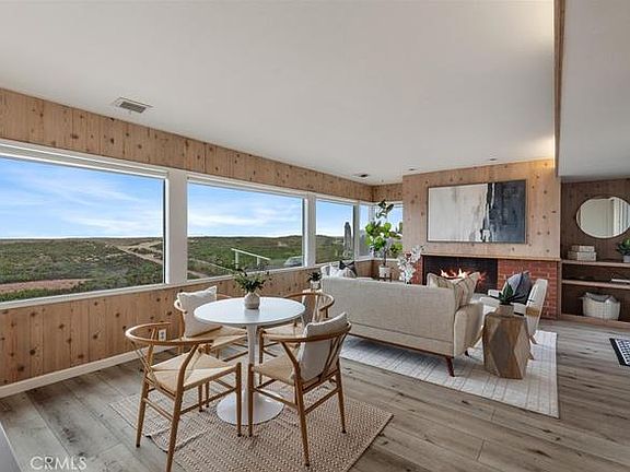 Living room and eating area