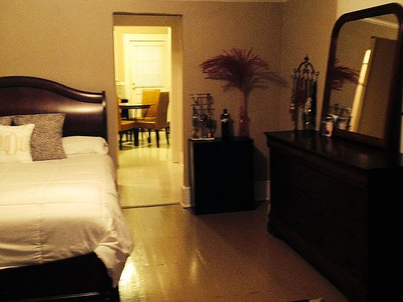 Bedroom - walks through to kitchen (shotgun style apt)