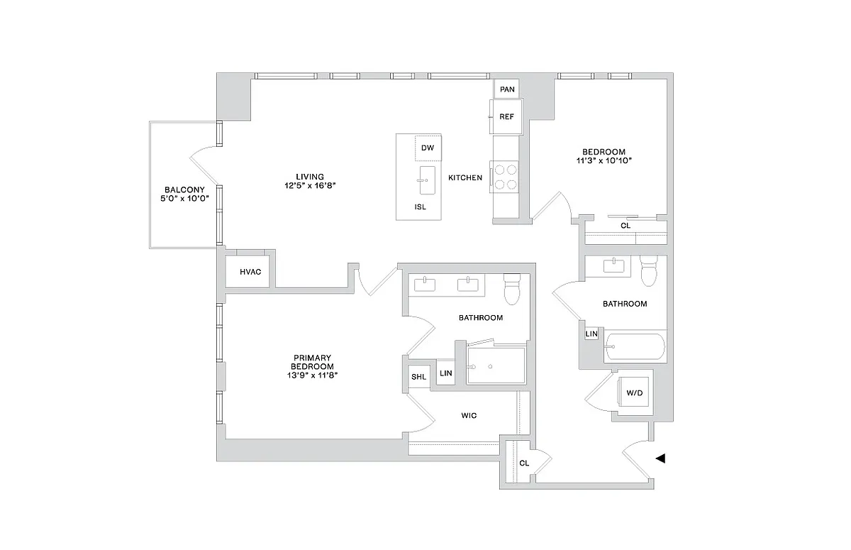 Floor plan C22 2X2
