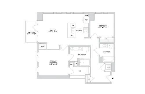 Floor plan C22 2X2