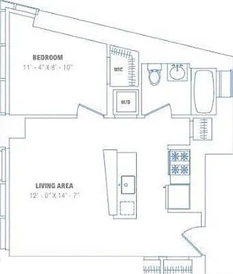 2nd image of 306 W 48th St APT 7A
