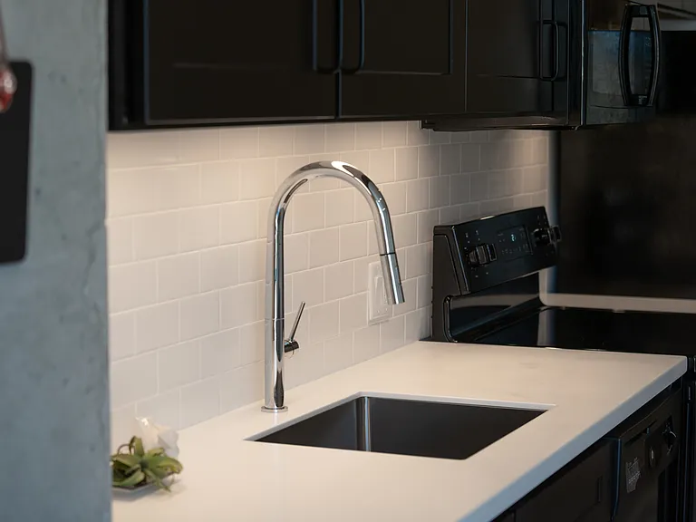kitchen appliances at The Blonde
