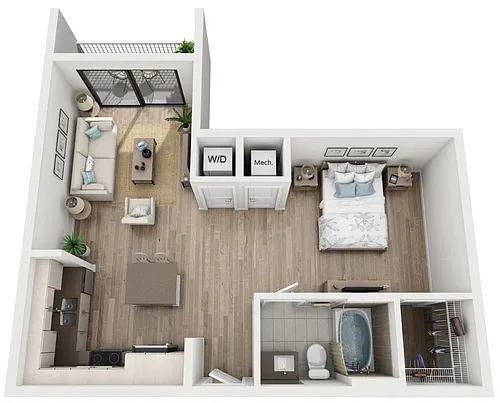Floor plan Studio