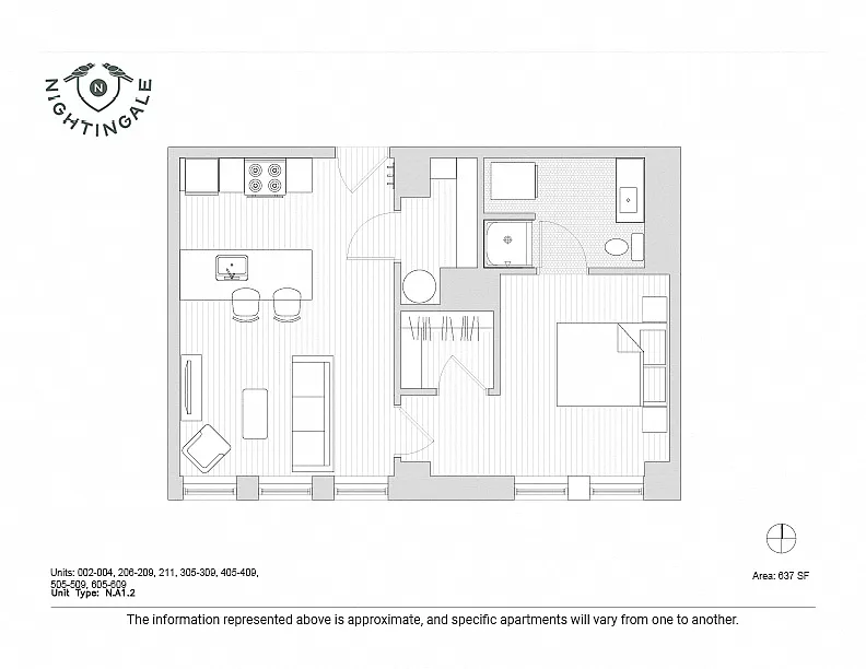 Floor plan Nightingale - Anne Casey