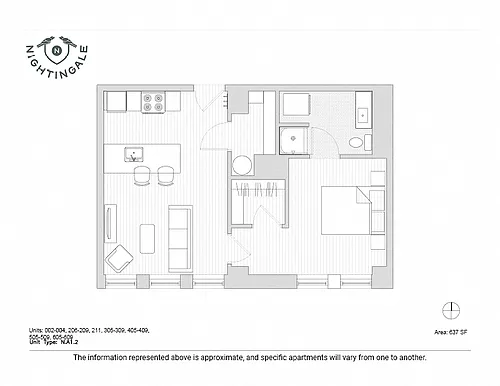 Floor plan Nightingale - Anne Casey