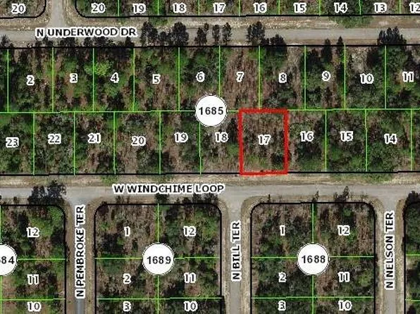 2145 W WINDCHIME LOOP LOT 17, CITRUS SPRINGS, FL 34434