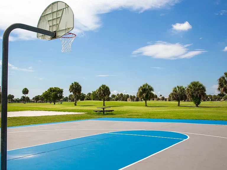 Shoot hoops and soar to new heights on our on-site basketball court. It's the perfect place to stay active and have fun at home in your own backyard.