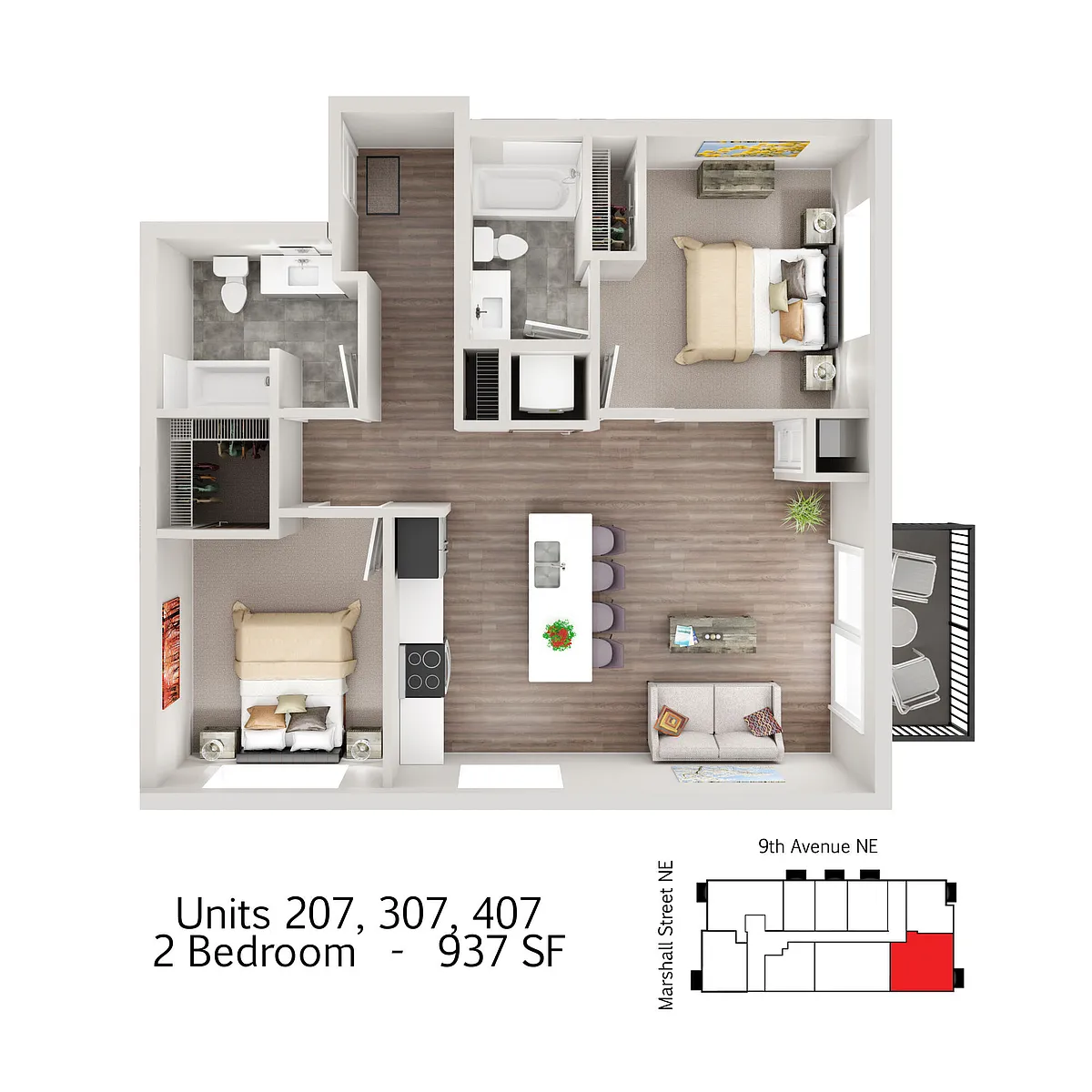 Floor plan The Falls
