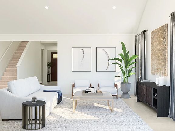 Great room with vaulted condition ceiling