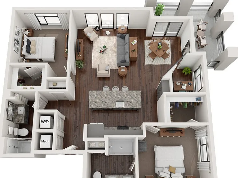 B8 floor plan Wellen