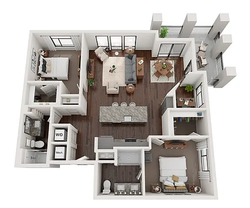 Floor plan B8