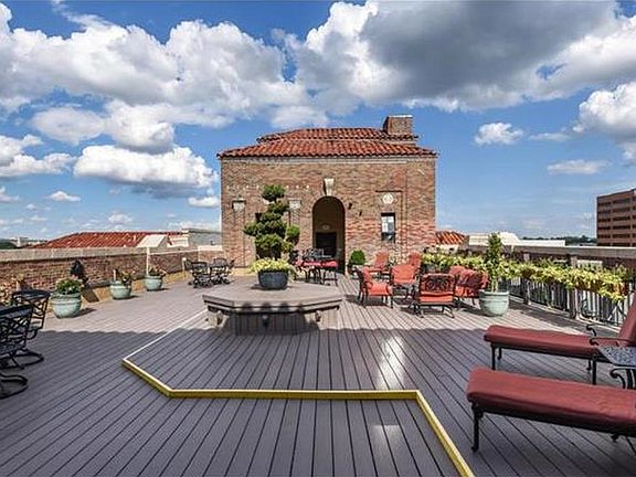 Expansive rooftop deck