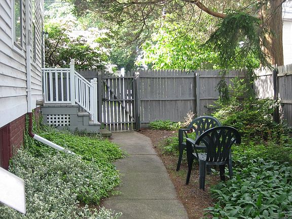 Small private shade garden