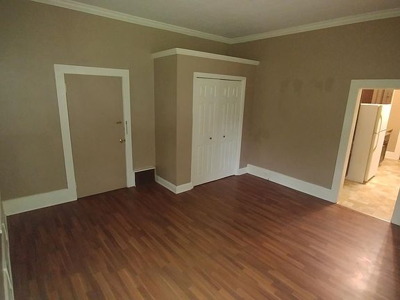 Living room with closet