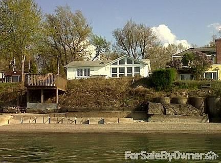 view from the lake