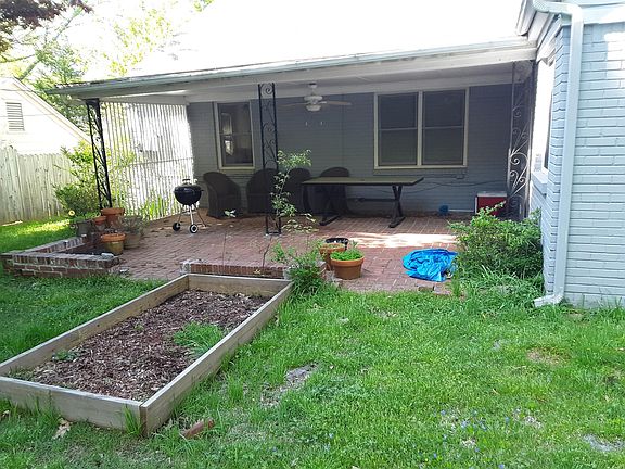 Covered back patio