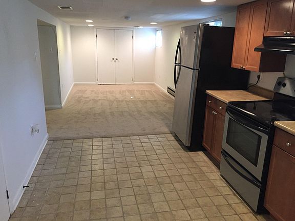 Kitchen into living room