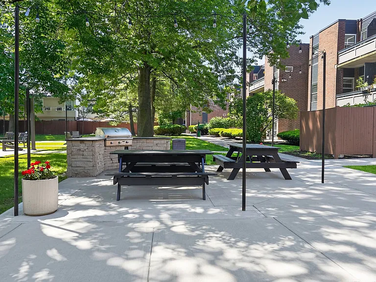 Enhance your lifestyle at Eagle Rock Apartments and Townhomes at Brighton with inviting outdoor spaces perfect for gatherings and relaxation. Set amidst lush landscaping, it's an ideal backdrop for community living. Explore your new home today!
